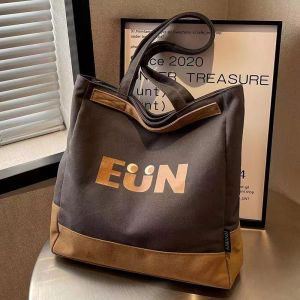 Ielgy dễ phối phiên bản Hàn Quốc đi lại một Túi Vải Bố Đeo Vai di động dung lượng lớn