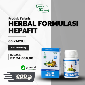 Herbal Gangguan Hati 60c- HIU Hepafit untuk liver hepatitis dan penyakit kuning
