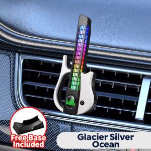 ✅SG Ready Stocks✅Guitar Car Air Freshener LED Light Aroma Diffuser Long Lasting Fragrance Car Perfume Ambient Light