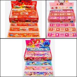 Penggaris Panjang Plastik 15 cm Penggaris Karakter Cowok Cewek FANCY