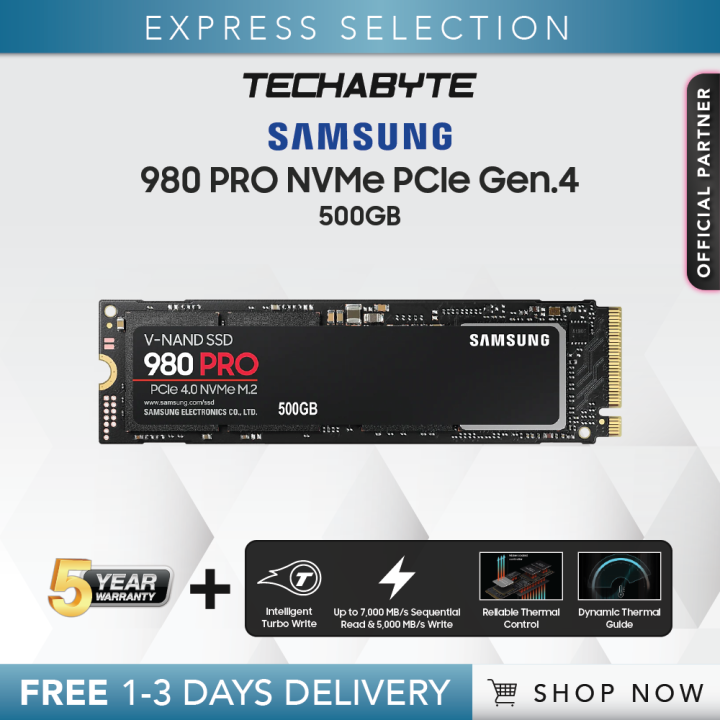 [FAST SHIP] Samsung 980 PRO (250GB / 500GB / 1TB / 2TB) NVMe PCIe