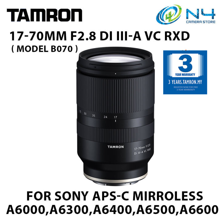 70mm F2 Tamron Lenses For Sony A6000 Tamron 17-70mm DI III VC RXD