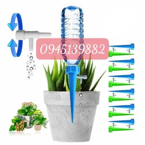 Dụng Cụ Tưới Cây Nhỏ Giọt Tự Động gắn chai - Vặn trực tiếp đầu trai nhựa vào - Có van điều chỉnh lượng nước nhỏ giọt theo mong muốn