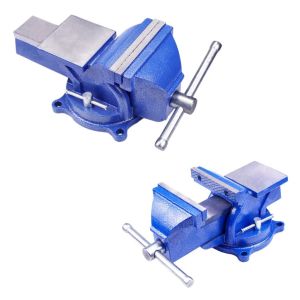 Heavy Duty Bench Vise Swivel Base With Anvil 3”/4”/5”/6”/8”/10”