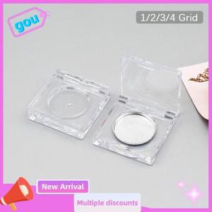 gou Square ว่างเปล่าอายแชโดว์พาเลทพลาสติกเครื่องสำอางล้างกล่องแต่งหน้า
