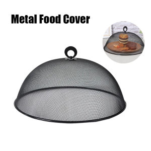 Stainless Steel Table Food Cover Metal Mesh Food Reusable Serving Covers Leftover Meal Food Cover