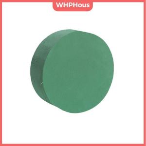 WHPHous Green Floral Foam 10x4cm Round Floral Foam Brick Multi-purpose Dry Floral Foam Blocks Flower Mud DIY Flower Arrangement Kit