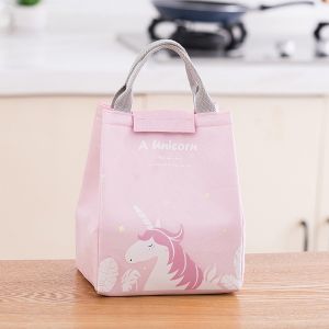 GXY Portable Lunch Box Waterproof Thermal Insulation Food Lunch Bag Picnic Unicorn Insulated Lunch Bag