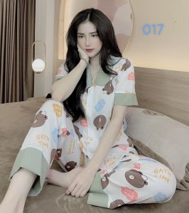 ĐỒ ngủ Pijama Quần Dài-Cộc tay- cổ sen- Bộ Mặc Nhà Kate Thái Cao Cấp Hàng Loại 1 Mềm Mại Thầm Hút Mồ Hôi 40ky-60ky
