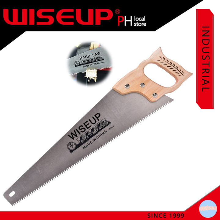 WISEUP Original 14/16/18/20/22/24 inch Heavy Duty Wooden Handle Wood Hand Saw Lazada PH