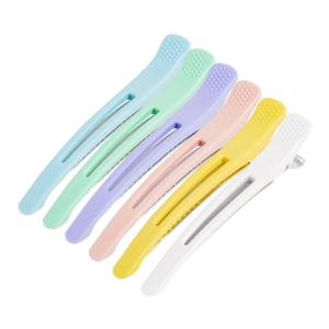 6pcs Duck Billed Hair Roller Clip For Women With Silicone Band Strong Grip Hair Clip Great For Thin and Thick