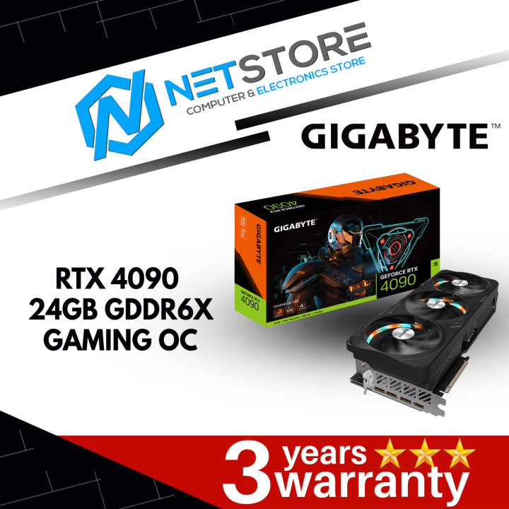 Gigabyte GeForce RTX 4090 GAMING OC 24G GDDR6X Graphics Card - GV ...