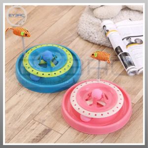 Cat Interactive Turntable Turbo Track Ball Toys - Fun & Engaging Interactive Play for Your Feline Friend - Mental Stimulation & Exercise
