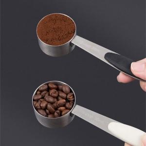 Stainless Steels Coffee Scoops Tablespoon 30ml Small Cup Metal Spoons Kitchen Baking Cooking Measuring Scoops Enduring