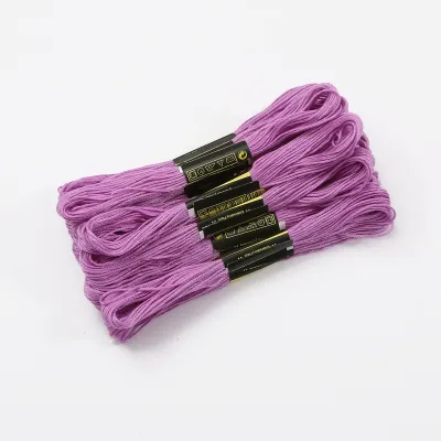 10pcs/Bag Multicolor Cross Stitch Thread Floss Cross Stitch Cotton Sewing Skeins Embroidery Thread Floss Kit DIY Cotton Sewing Accesories