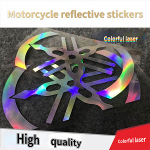 2 Pcs Reflective Motorcycle Stickers Decals Logo Accessories For Yamaha Tmax 530 560 500 Nmax 125 155 Xmax 300 Mt09 Mt07 R1 R3