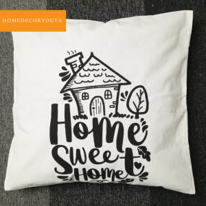 Sarung Bantal Sofa Ukuran 40x40 Motif Home Sweet Home