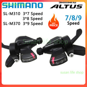 Shimano altus sl-m310/m370 combo shifter 7/8/9 speed trigger shifter with cable mtb bike derailleur