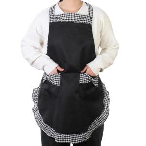 Phụ nữ bánh Tạp dề thời trang Bowknot Tạp dề cho nữ Phụ Nữ nấu bếp cổ điển Tạp dề có túi quà tặng ngày của mẹ