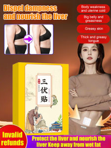 Traditional Chinese Medicine Plaster for Dampness Removal and Liver Care Patch Revitalize Energy Flow 30 Patches