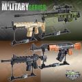 kids toys children birthday gift  Leyi Submachine  M14A1 Sniper  Model Weapon Weapon Series Building Blocks Children Boy Assembling Toys. 
