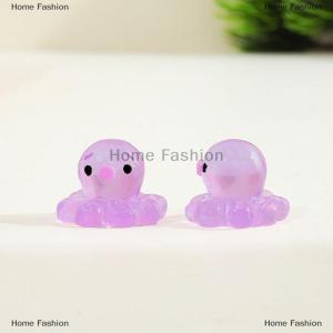 [COD] Home Fashion Cartoon Mini Octopus Luminous Toy Cute Decorations Kids Miniature Figurines Gifts Fish Tank Aquarium Decoration Accessories