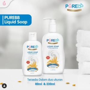 PURE BB Liquid Soap for Babys Sensitive Skin Sabun Cair Bayi Kulit Sensitif Purebaby