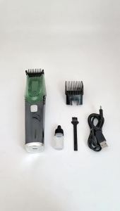 Máy cắt tóc không dây FCCordless máy tỉa râu cho nam máy tỉa râu hút bụi máy tỉa ria mép sạc điện máy cạo râu điện chống nước IPX6 máy cắt râu ria mép tóc mai và râu ngắn.