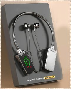 Hanging Neck Bluetooth Headset In-ear Adaptive Noise Reduction Sports Running Power Saving Mode