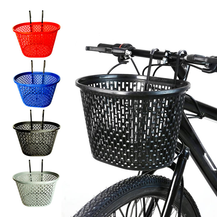 Ralapu Bicycle Basket Strong Large Capacity Hollowed-out Plastic