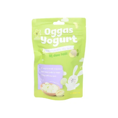 Sữa Chua Khô Sấy Lạnh Oggas Yogurt Ăn Dặm Cho Bé Vị Chuối Vị Dâu Tây Vị Dưa Lưới Vị Nguyên Bản 18g - Bibo Mart