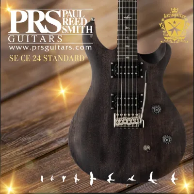 PRS SE CE 24 Standard Satin Charcoal Electric Guitar with Gig Bag (Available)