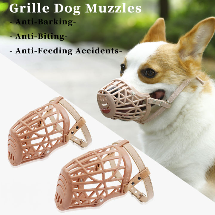 Doge.Adjustable Grille Dog Muzzles Comfortable and Secure Restraints for Dogs of All Sizes and