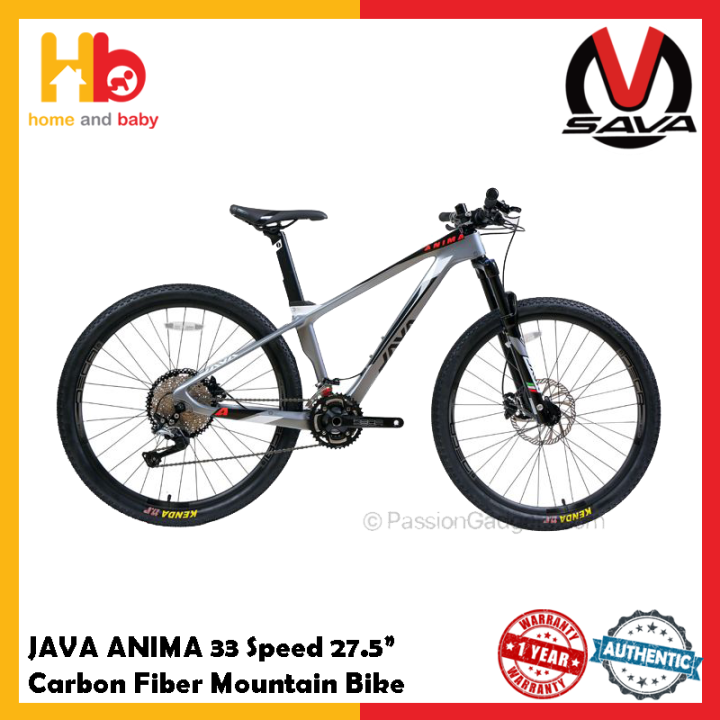 JAVA ANIMA Carbon Fiber 27.5 Mountain Bike 33 Speed Shimano Lazada Singapore