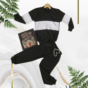 Setelan Sweater dan Jogger Motif Alami Anak Usia 1-12 Tahun