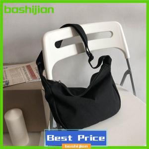 bashijian Canvas Crossbody Bag Large Capacity Hip-Hop Street Style For Both Men And Women