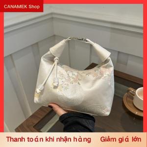 CS Mới Trung Quốc Phong Cách Mỹ Thêu Phụ Nữ Túi Xách 2025 Mùa Hè Thời Trang Vai Túi Crossbody Hàng Ngày Đảng Tote Túi Xách Cho Phụ Nữ