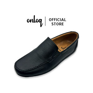 รองเท้าหนังแท้ผู้ชาย รองเท้าหนังแท้ รองเท้าหนังใส่ลำลอง onloq