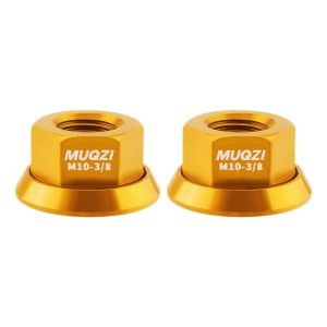 KECTTIO 2pcs M9/M10/M103/8. Đai ốc trục xe đạp Độ bền cao Hợp kim nhôm Phụ kiện xe đạp CNC Chống gỉ Vít trục sau Trục sau