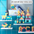 Bộ đồ chơi, xếp hình, ghép hình thông minh cho trẻ em. Đồ chơi lắp ráp, lắp ghép sáng tạo cho bé trai, bé gái 3 4 5 6 tuổi. Trò chơi tư duy phát triển trí tuệ cho trẻ nhỏ. 