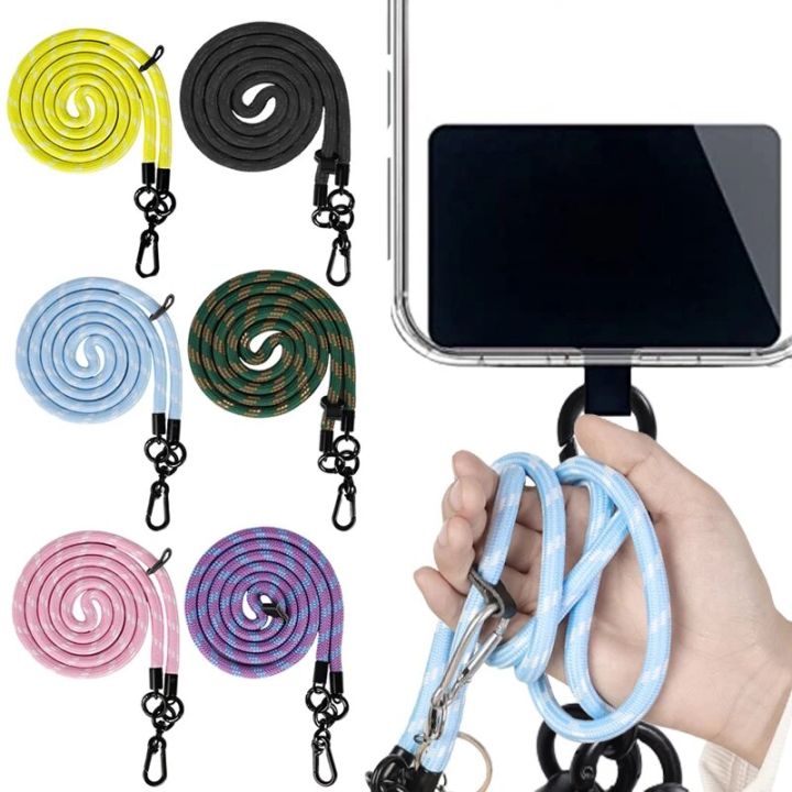 Universal Mobile Phone Adjustable Detachable Lanyard Necklace Cord Phones Rope Wrist Straps Anti
