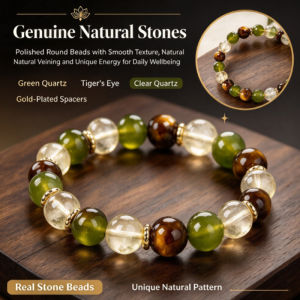 Lucky Tiger Eye Bracelet Fashion Accessory Wealth Protection Jewelry for Men and Women