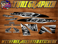 Honda Wave 110 Alpha CX Stock Decals Set W/freeBIES. 
