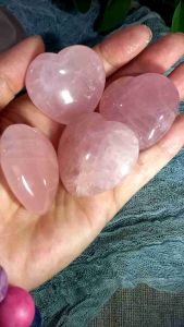New Arrival!!  Rose Quartz little cute Heart decor Love collection