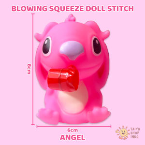 TAIYO Blowing Squeeze Doll Sanrio Stitch Squishy Tongue Tiup Boneka Pencet Dekompresi Anak