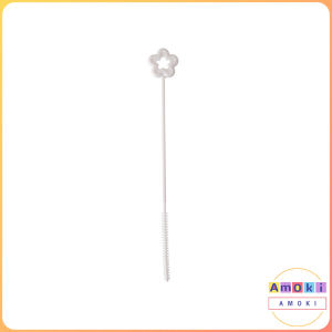 Reusable Silicone Straw Cleaner Brush Straw Cleaning Brush Extra Long Straw Brush