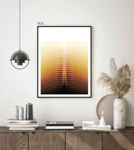 Hiasan Dinding Color Gradian Poster Warna Abstrak Jumbo - Wirar Store