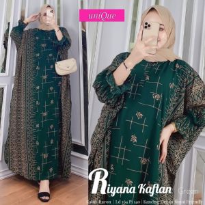 Kaftan Motif Jazil Rayon Tebal Mewah kondangan Jumbo busui