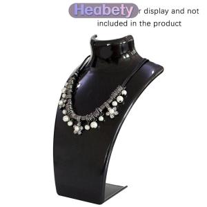 Heabety Mannequin Bust Trang Sức Hiển Thị Giá Vòng Cổ Hiển Thị Chủ Trang Sức Tổ Chức Cho Tai Stud Bông Tai Đứng Chuỗi Vòng Cổ