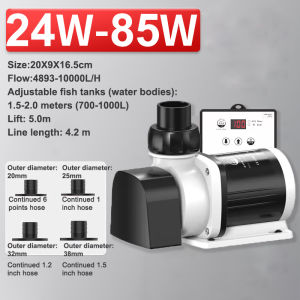 Old Fisherman-Fish Tank Submersible Pump Silent Filter Frequency Conversion Pump Suction Fish Wave Making